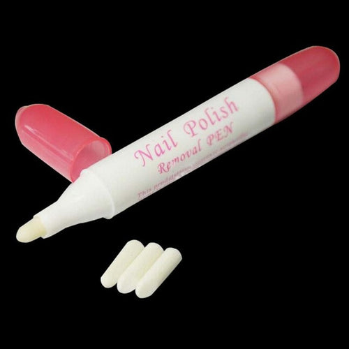 1PCS Nail Art Corrector Pen Remove Mistakes + 3 Tips est Nail Polish Corrector Pen Cleaner Erase Manicure environmental Anne GS