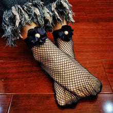 1Pair Fashion Women Sexy Lace Fishnet Net Flower Plain Top-Ankle Short Socks 5Colors Calcetines Mujer #417 GS
