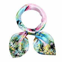 20 Colors  OL Lady Scarf Square Scarf Satin 60cm*60cm Women Fashion Print Office Ladies Scarves handkerchief Female #1201 GS