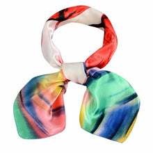 20 Colors  OL Lady Scarf Square Scarf Satin 60cm*60cm Women Fashion Print Office Ladies Scarves handkerchief Female #1201 GS