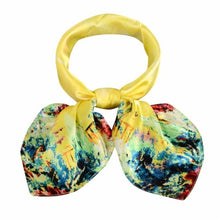 20 Colors  OL Lady Scarf Square Scarf Satin 60cm*60cm Women Fashion Print Office Ladies Scarves handkerchief Female #1201 GS