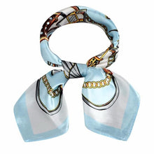 20 Colors  OL Lady Scarf Square Scarf Satin 60cm*60cm Women Fashion Print Office Ladies Scarves handkerchief Female #1201 GS