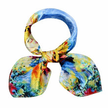 20 Colors  OL Lady Scarf Square Scarf Satin 60cm*60cm Women Fashion Print Office Ladies Scarves handkerchief Female #1201 GS