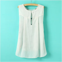 Brand New Chiffon Blouse Animal Print Shirt Casual O-Neck Sleeveless Shirts Plus Size Hot  Tops 9068 GS