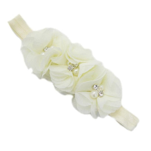 Cute Baby Girl Elastic Headbands Chiffon Flower Hair Accessory For Children Girls Hairbands Headwear Hair Accessories YL GS