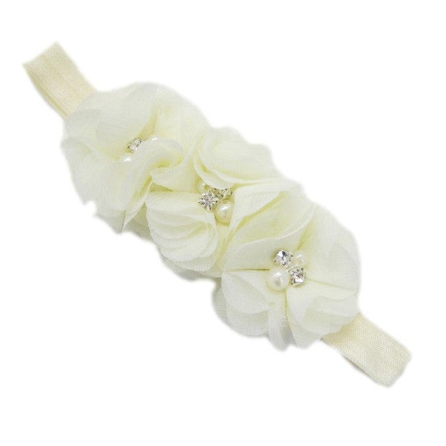 Cute Baby Girl Elastic Headbands Chiffon Flower Hair Accessory For Children Girls Hairbands Headwear Hair Accessories YL GS