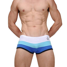 Fahsion Men's Underwear Cotton Spandex Striped Men's Underpanties U Convex Pouch Shorts Mens Panties Boxers homme GS