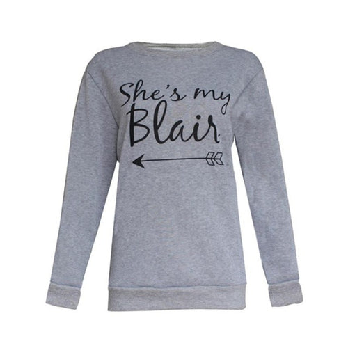 Fashion  Long Sleeve Best Friends T shirt Women Clothes