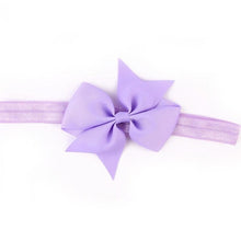 Fashion Headbands For Children Baby Solid Bow head band elastic Ribbon baby girls Hair Accessories infantis gift LY GS