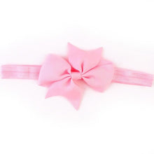 Fashion Headbands For Children Baby Solid Bow head band elastic Ribbon baby girls Hair Accessories infantis gift LY GS