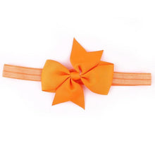Fashion Headbands For Children Baby Solid Bow head band elastic Ribbon baby girls Hair Accessories infantis gift LY GS