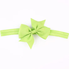 Fashion Headbands For Children Baby Solid Bow head band elastic Ribbon baby girls Hair Accessories infantis gift LY GS