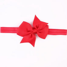 Fashion Headbands For Children Baby Solid Bow head band elastic Ribbon baby girls Hair Accessories infantis gift LY GS