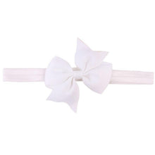 Fashion Headbands For Children Baby Solid Bow head band elastic Ribbon baby girls Hair Accessories infantis gift LY GS