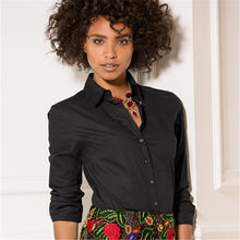 Fashion New Summer Long Sleeve Blouse Women Plus Size Tops Casual Turn-down Collar Shirt S-2XL With Button 71594 GS