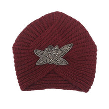 Fashion  Warm Turban For Women Knit Wool Ear Warm Crochet Braided Hats For Women Headdress Caps Female Beanies GS