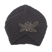 Fashion  Warm Turban For Women Knit Wool Ear Warm Crochet Braided Hats For Women Headdress Caps Female Beanies GS
