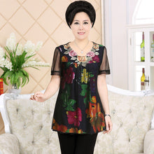 Fashion Women T shirts Print T-shirt Women O-neck Top Short Sleeve XL-4XL Female Plus Size tops 70922 GS