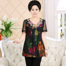 Fashion Women T shirts Print T-shirt Women O-neck Top Short Sleeve XL-4XL Female Plus Size tops 70922 GS