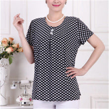 Fashion Women T shirts Print T-shirt Women Top Short Sleeve XL-4XL Female Plus Size tops 71013 GS