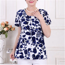 Fashion Women T shirts Print T-shirt Women Top Short Sleeve XL-4XL Female Plus Size tops 71013 GS