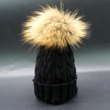 Fashion Women  Warm Knitted Wool Crochet Faux Fur Hats pompom Beanies Cap Women Hats For Women Beanies GS
