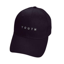 Good Quality Fashion Cap Men Women Letter "Youth" Solid Baseball Cap  Hat Lady Cotton Girls Caps Gorras Hombre GS