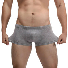 High Sexy Underwear Men Men's Boxer Nylon Spandex Shorts Men Bulge Pouch Soft Underpants Boxer Homme 4 Colors GS