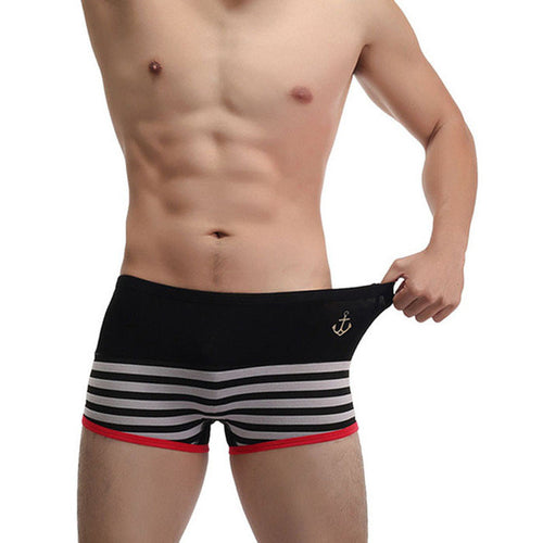 Hot Sale Men Underwear Boat Anchor Spandex Cotton Men's Shorts Underpanites Sexy Men Boxer Homme GS