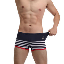 Hot Sale Men Underwear Boat Anchor Spandex Cotton Men's Shorts Underpanites Sexy Men Boxer Homme GS