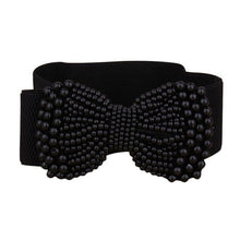 Hot Sale Women Bowknot Cummerbund Stretch Elastic Bow Fashion Wide Waistband Waist Belts For Women Ceinture Femme YD15 GS