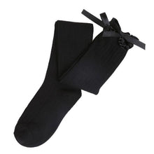 Hot Sale Women's Cotton Elastic Leggings   Over Knee Bow Solid Fashion Thigh High Long Stockings 1128# GS
