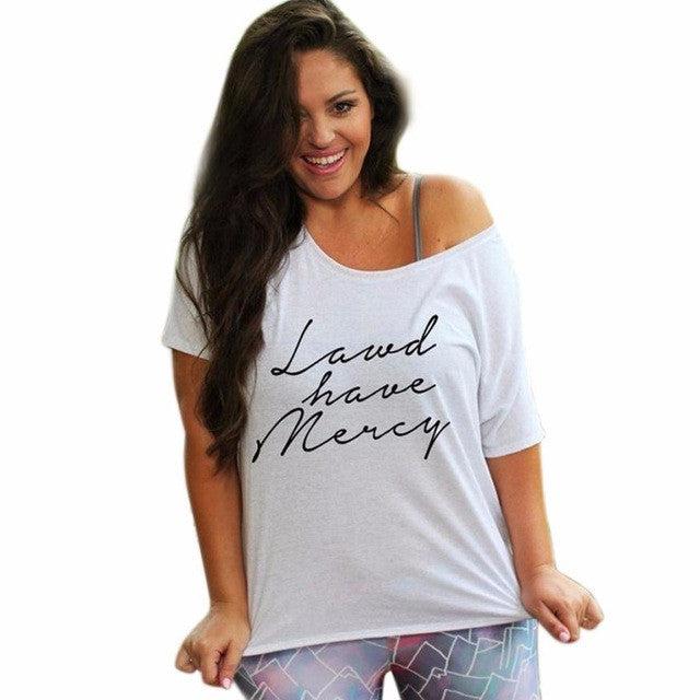Korean  T-shirt Letter Print 5XL Plus Size Women Clothing O-neck Short sleeve Tees Slim T Shirt Women Camisetas YW GS