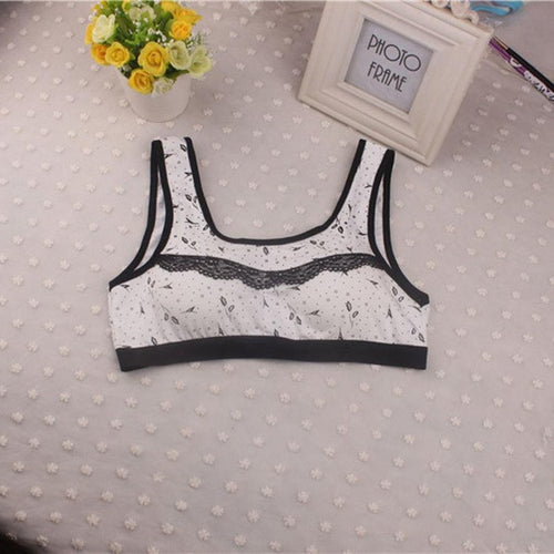 Lovely Padded Bra Girls Underwear Lace Fitness Children Bra Vest Underclothes For Teenagers Bras Sujetadores Mujer GS