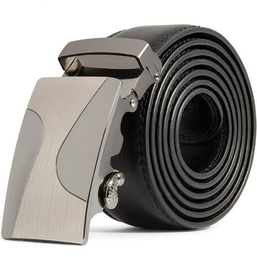 New Arrival Belts For Men Pu Leather Automatic Buckle Male Belts Business Waist Strap Belt Waistband Correas Para Hombre GS