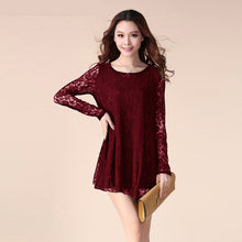 New Arrival Chiffon Blouse Women Plus Size Tops Casual Half Sleeve Peter pan Collar M-4XL Spring Print Long Shirt 70671 GS