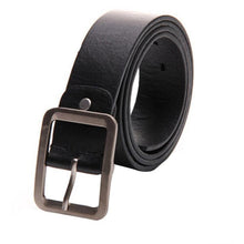 New Arrival Faux Leather Mens Belts 110cm Buckle Casual Waist Strap Belts For Men 3 Colors Cinturon Hombre,Cintura Uomo GS