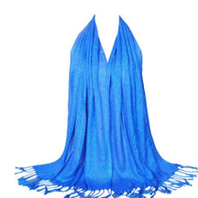 New Arrival Women Tessal Cotton Blend Solid Long Square Scarf LadiesShawl Wraps Fulares Mujer 14 Colors GS