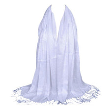 New Arrival Women Tessal Cotton Blend Solid Long Square Scarf LadiesShawl Wraps Fulares Mujer 14 Colors GS