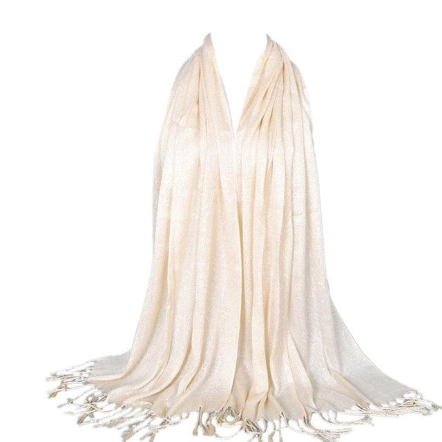 New Arrival Women Tessal Cotton Blend Solid Long Square Scarf LadiesShawl Wraps Fulares Mujer 14 Colors GS