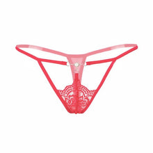 New Arrival Women's Sexy Lace Pearl Low-Waist G-String Hollow Underwear Women Thongs Panties G String For Ladies GS