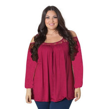 New Big Size T Shirts For Women Long Sleeved Drop Shoulder Lace Splice Plus Size Women Clothes XL-5XL Tee Shirts Female GS