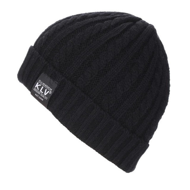 New Brand Hat Men Women Baggy Knitted Wool Crochet  WarmSki Beanies For Female Male Solid Skull Slouchy Caps GS