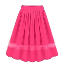 New Fashion Chiffon Lace Splic A-line skirts High Waist Skirt Women Fashion Long Skirt   saia feminina #1122 GS