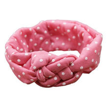 New Fashion Dot Cross Children baby girl headbands Weave Twist Headband For Baby Hair Accessories GS