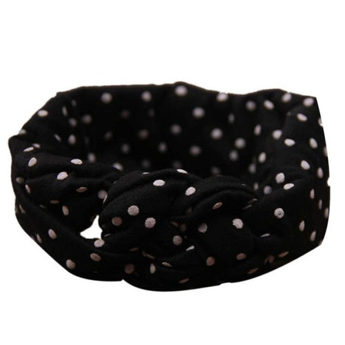 New Fashion Dot Cross Children baby girl headbands Weave Twist Headband For Baby Hair Accessories GS