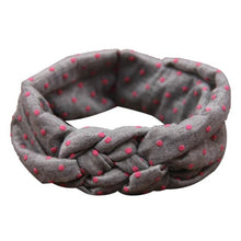 New Fashion Dot Cross Children baby girl headbands Weave Twist Headband For Baby Hair Accessories GS