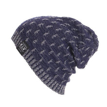 New Fashion Hip Hop Cap Men KLV Brand Knitting Warm   Crochet Beanies Skull Male Slouchy Hat Bonnet GS