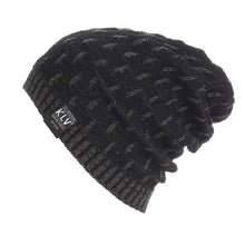 New Fashion Hip Hop Cap Men KLV Brand Knitting Warm   Crochet Beanies Skull Male Slouchy Hat Bonnet GS