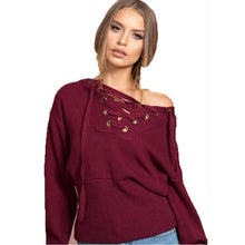 New Fashion Tops Women Knitted Long Sleeved Short Sytle Lacing Knitting Casual Loose Women Tops Ropa Mujer GS